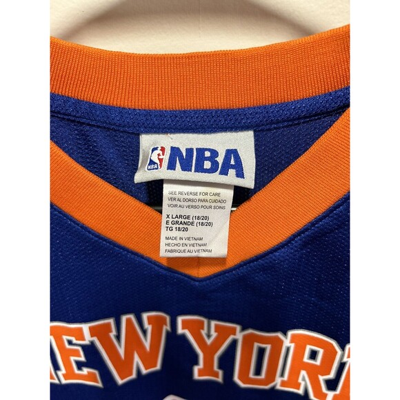 NBA NEW YORK KNICKS KRISTAPS PORZINGIS ADIDAS JERSEY Children’s XL 18/20 - Picture 2 of 5